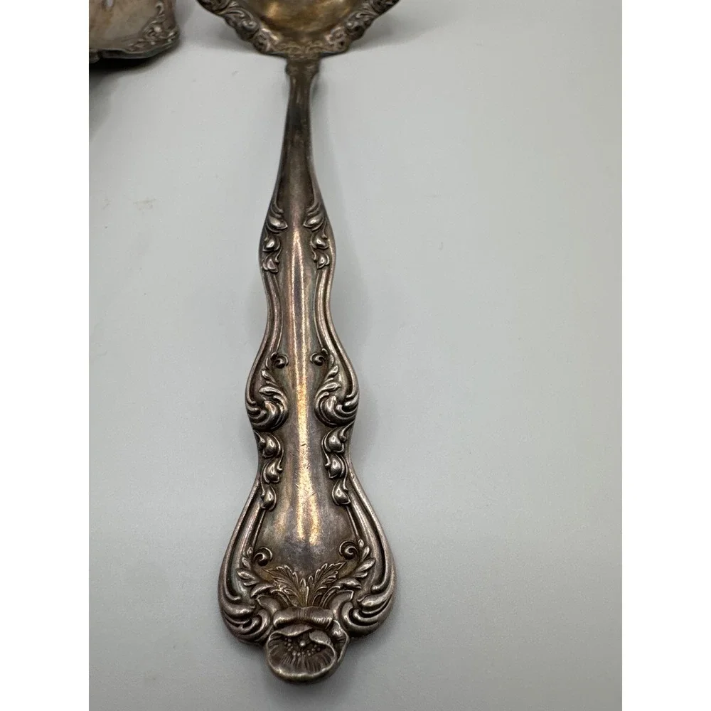 Holmes & Edwards Orient-Venice Silverplate Serving Fork and Ladle Set 1904 XIV
